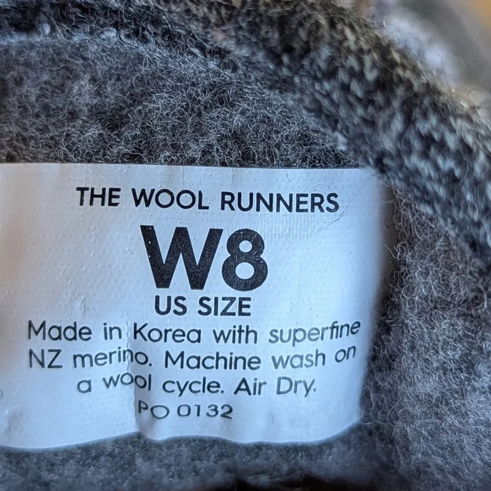 Allbirds Wool Runners Women’s 8 Natural Grey | Lightweight Merino Eco-Friendly